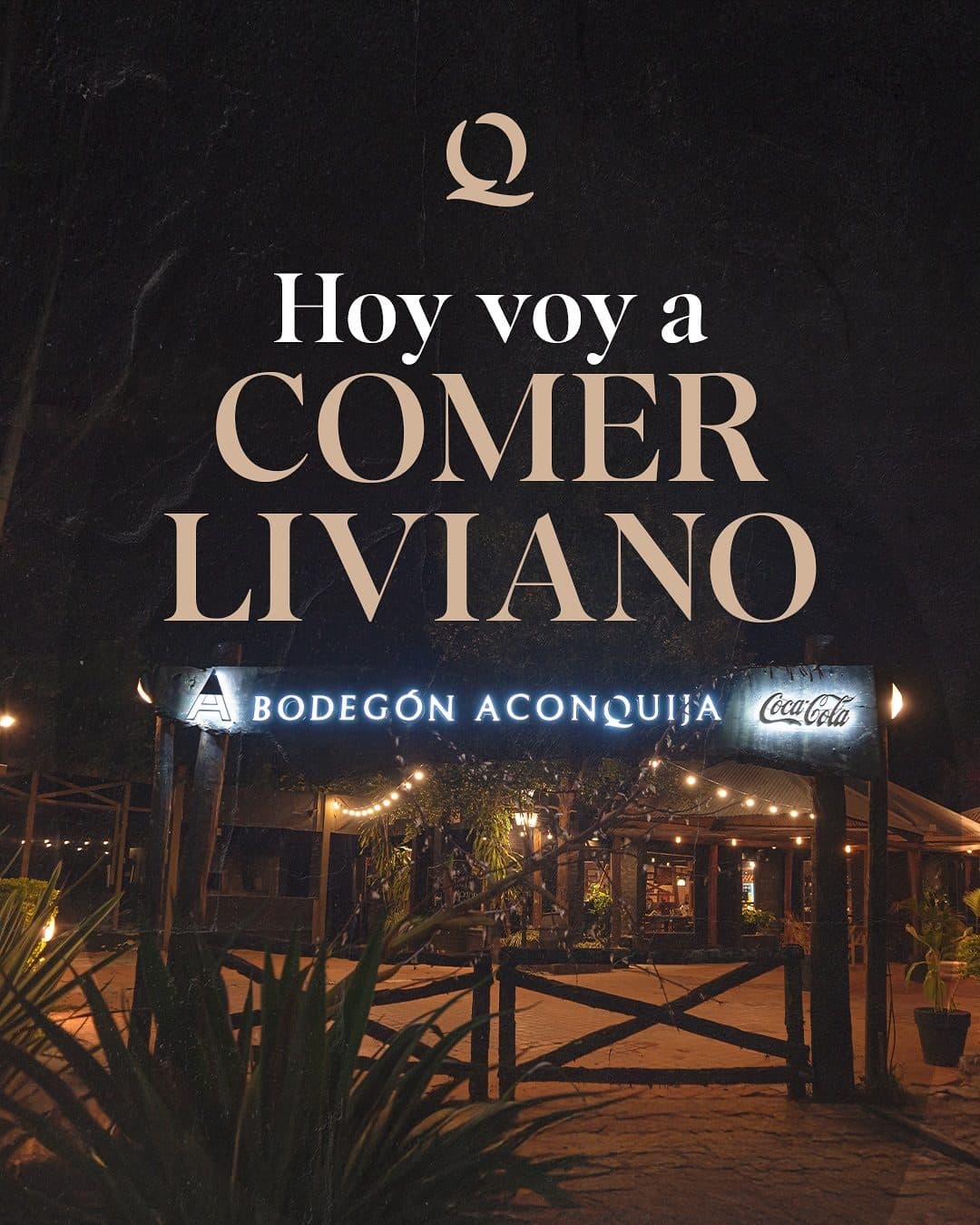 Hoy voy a comer liviano